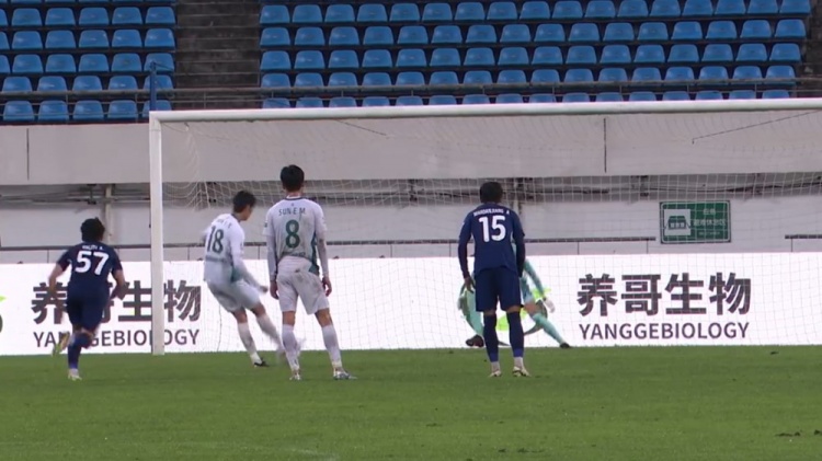 贵州筑城竞技2:1武汉三镇B队 进球瞬间 Goal!