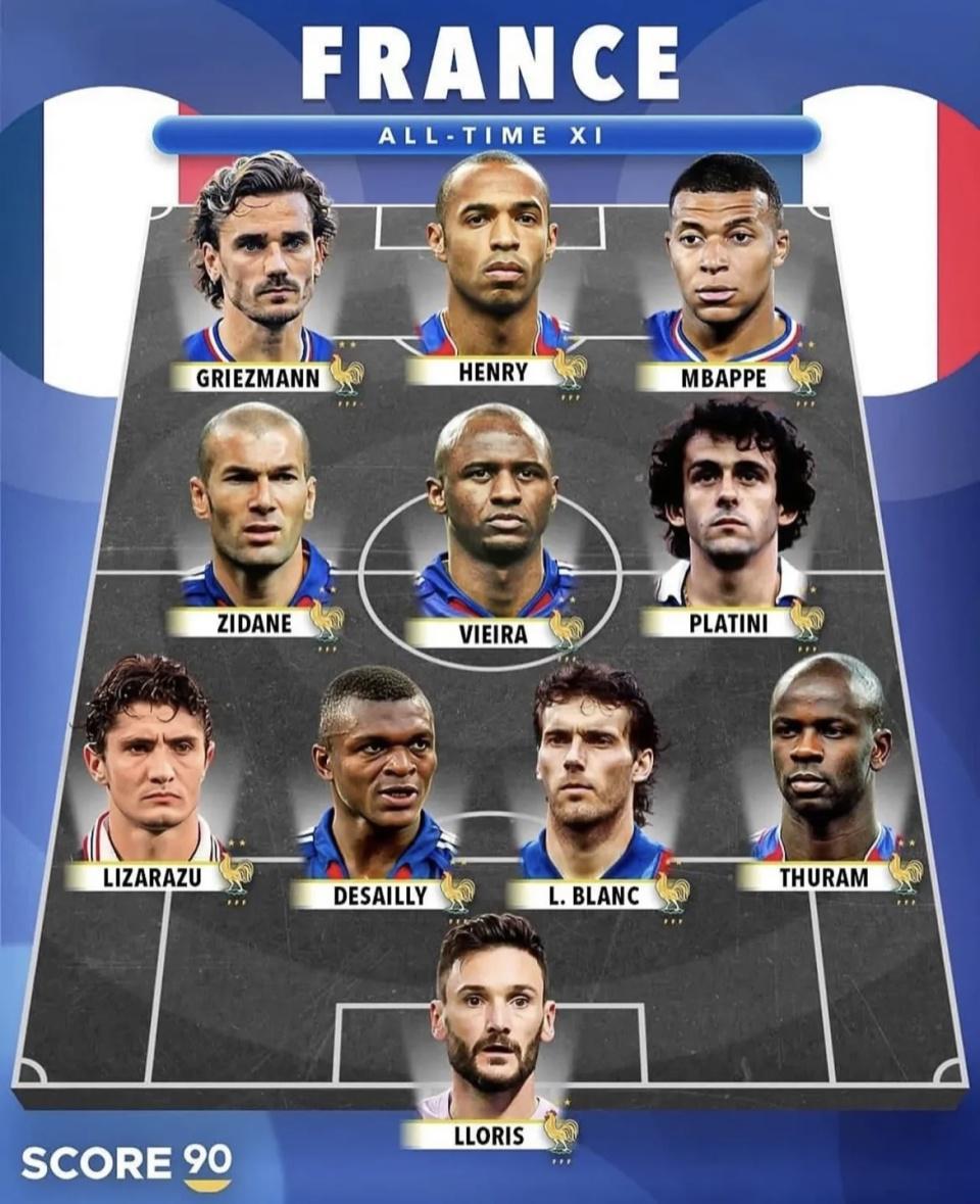 开云官网-法国历史最佳阵容发布:本泽马、坎特落选?评选标准引爆争议