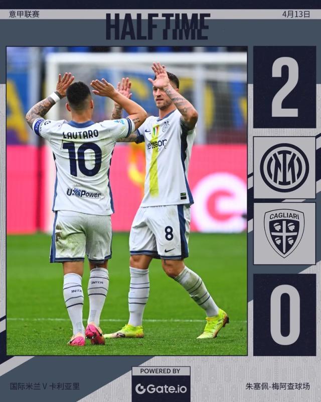 开云-【意甲】阿瑙+劳塔罗破门，国际米兰3比1卡利亚里
